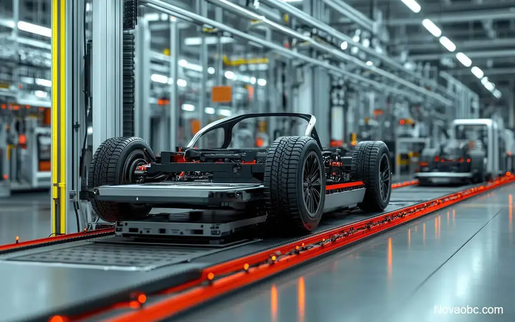 AI-generated illustration of a modern electric vehicle