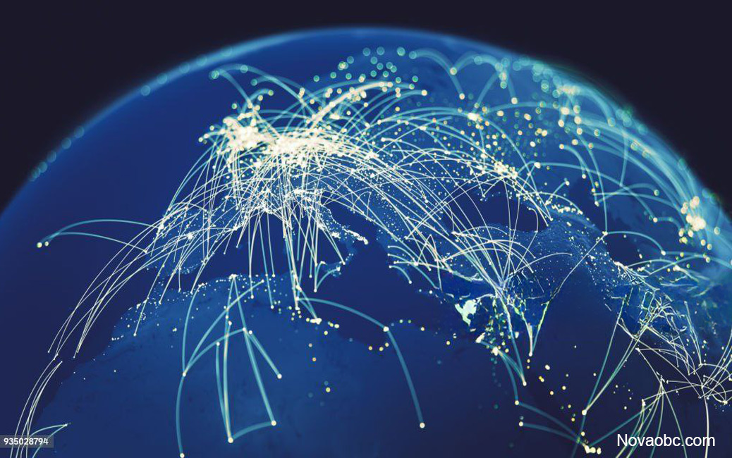 Global network representing worldwide hand-carry services Global network representing worldwide hand-carry services