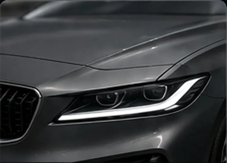 Car front detail — automotive components