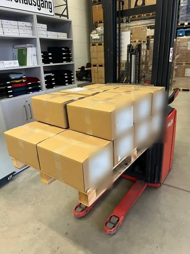 Secured OBC shipment prepared for onboard courier transport — photo 2