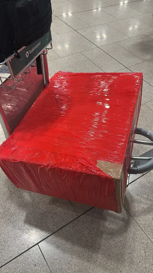 Secured OBC shipment prepared for onboard courier transport — photo 19