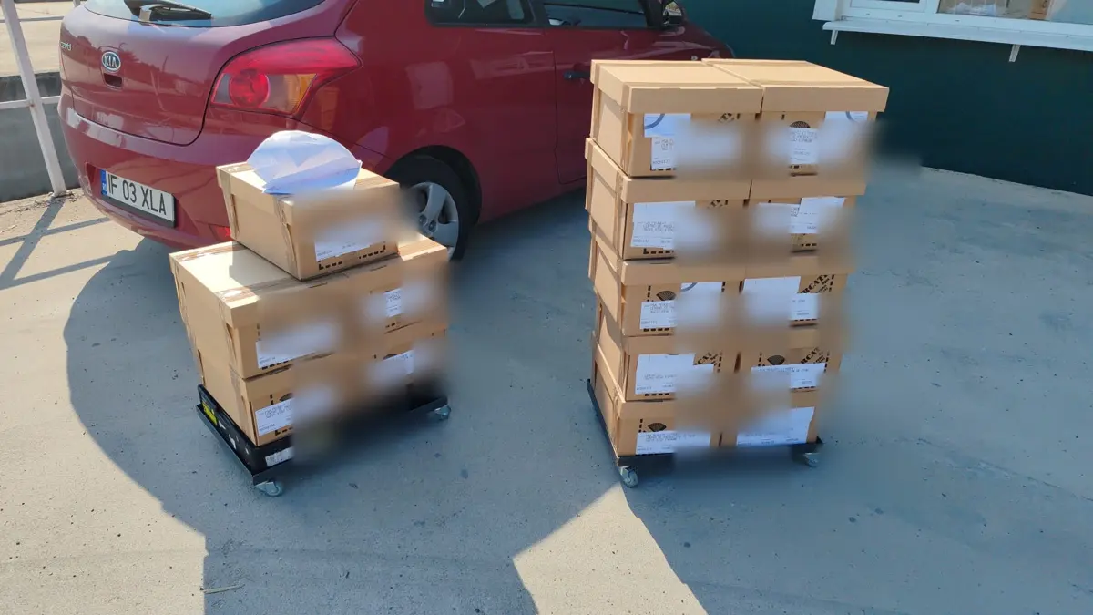 Secured OBC shipment prepared for onboard courier transport — photo 20